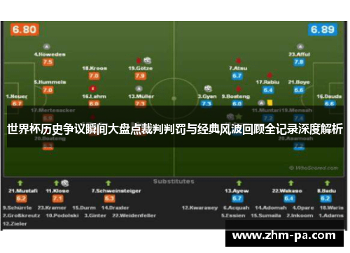 世界杯历史争议瞬间大盘点裁判判罚与经典风波回顾全记录深度解析 世界杯历史争议瞬间大盘点裁判判罚与经典风波回顾全记录深度解析